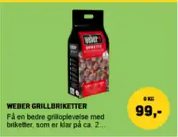 XL-BYG Weber grillbriketter tilbud