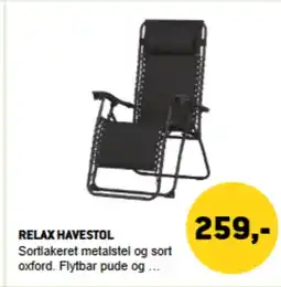 XL-BYG Relax havestol tilbud