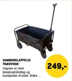 XL-BYG Sammenklappelig trækvogn tilbud