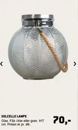 XL-BYG Solcelle lampe tilbud