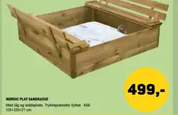 XL-BYG Nordic play sandkasse tilbud