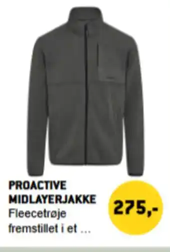 XL-BYG Proactive midlayerjakke tilbud