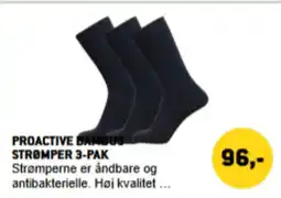XL-BYG Proactive bambus strømper 3-pak tilbud