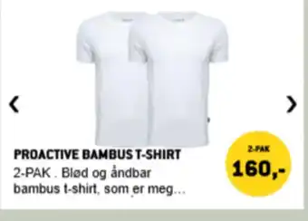 XL-BYG Proactive bambus T-shirt tilbud