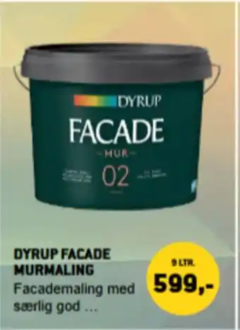 XL-BYG Dyrup facade murmaling tilbud