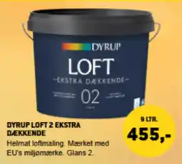 XL-BYG Dyrup Loft 2 ekstra dækkende tilbud