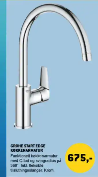 XL-BYG Grohe start edge køkkenarmatur tilbud