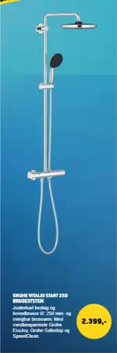 XL-BYG Grohe Vitalio start 250 brusesystem tilbud