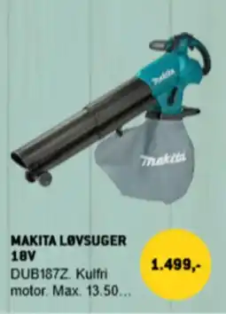 XL-BYG Makita løvsuger 18v tilbud