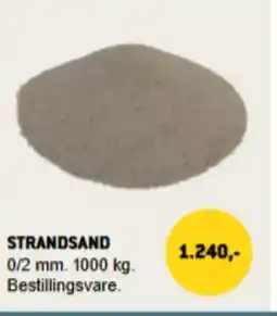 XL-BYG Strandsand tilbud