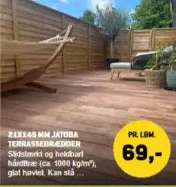 XL-BYG Jatoba terrassebrædder tilbud