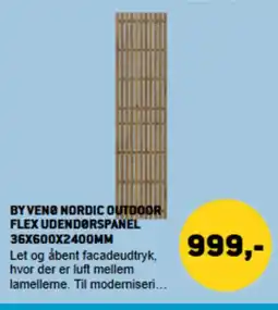 XL-BYG By Veno nordic outdoor flex udendørspanel tilbud