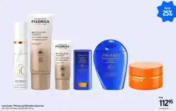Matas Lancaster, Filorga og Shiseido solcreme tilbud