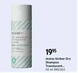 Matas Matas Striber Dry Shampoo Translucent tilbud