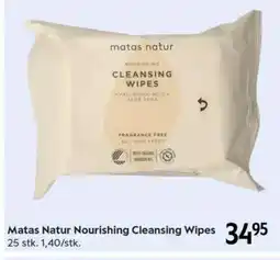 Matas Matas natur nourishing cleansing wipes tilbud
