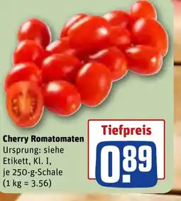 REWE DE Cherry Romatomaten tilbud