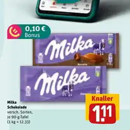 REWE DE Milka Schokolade tilbud