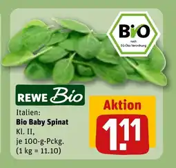 REWE DE Bio Baby Spinat tilbud