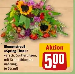 REWE DE Blumenstrauß Spring Time tilbud