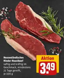 REWE DE Neuseeländisches Rinder-Roastbeef tilbud
