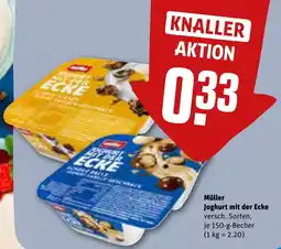 REWE DE Müller Joghurt mit der Ecke tilbud