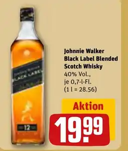 REWE DE Johnnie walker black label blended Scotch Whisky tilbud