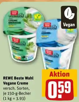 REWE DE REWE Beste Wahl Vegane Creme tilbud
