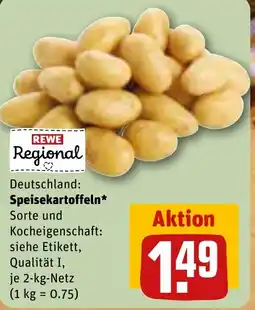 REWE DE REWE Regional Deutschland: Speisekartoffeln tilbud