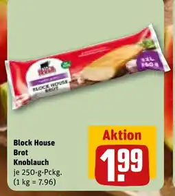 REWE DE Block House Brot Knoblauch tilbud