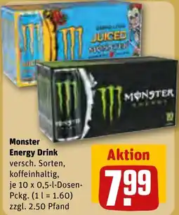 REWE DE Monster Energy Drink tilbud