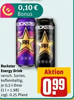 REWE DE Rockstar Energy Drink tilbud