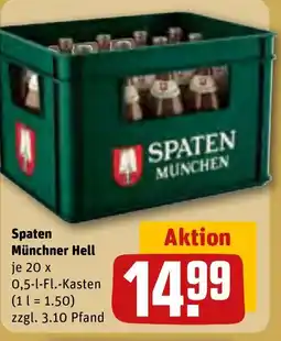 REWE DE Spaten Münchner Hell tilbud