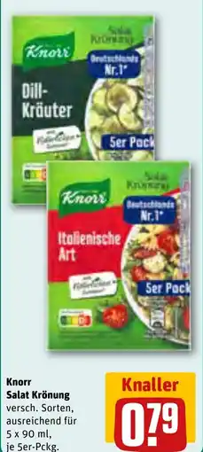 REWE DE Knorr Salat Krönung tilbud