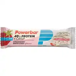 Sport 24 Powerbar 40% Protein+ Crisp Strawberry White Chocolate 40 g Proteinbar tilbud