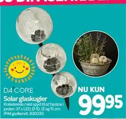 Din Isenkræmmer Solar glaskugler tilbud