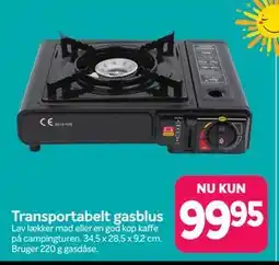 Din Isenkræmmer Transportabelt gasblus tilbud