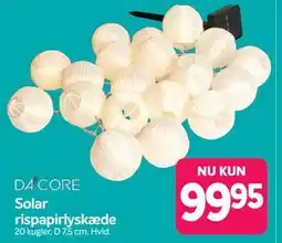 Din Isenkræmmer Solar rispapirlyskæde tilbud