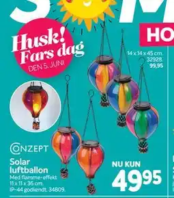 Din Isenkræmmer Solar luftballon tilbud