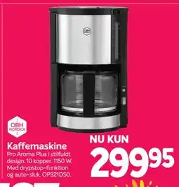 Din Isenkræmmer Kaffemaskine tilbud