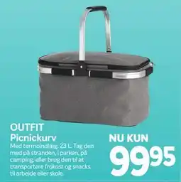 Din Isenkræmmer OUTFIT Picnickurv tilbud