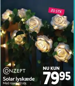 Din Isenkræmmer Solar lyskæde tilbud