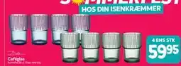Din Isenkræmmer Caféglas tilbud