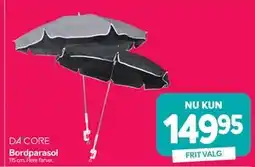 Din Isenkræmmer Bordparasol tilbud