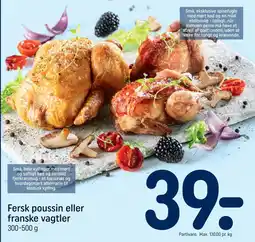 REMA 1000 Fersk poussin eller franske vagtler tilbud