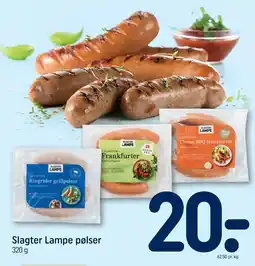 REMA 1000 Slagter Lampe pølser tilbud