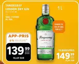 Scandinavian Park TANQUERAY LONDON DRY GIN tilbud