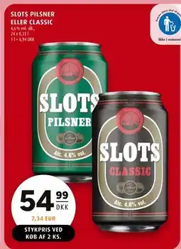 Scandinavian Park SLOTS PILSNER ELLER CLASSIC tilbud