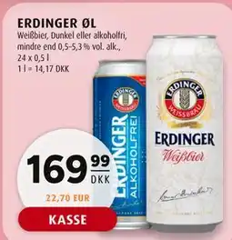Scandinavian Park ERDINGER ØL tilbud