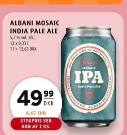 Scandinavian Park ALBANI MOSAIC INDIA PALE ALE tilbud
