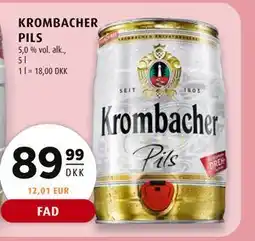 Scandinavian Park KROMBACHER PILS tilbud